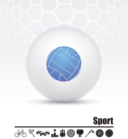 icons on the theme of sportのイラスト素材