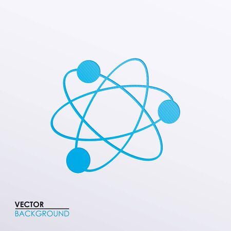 Vector illustration of a symbolic representation of the moleculeのイラスト素材