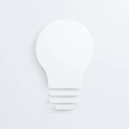 Vector illustration of a light bulb iconのイラスト素材