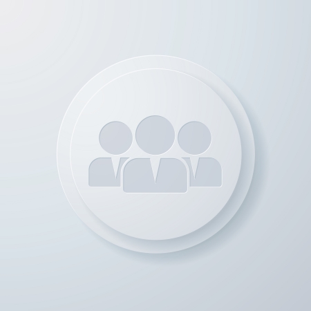 Vector illustration on the theme of social networksのイラスト素材