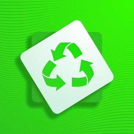 Vector illustration of icons on the theme of ecologのイラスト素材