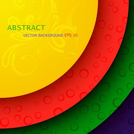 Vector illustration of bright abstract backgroundのイラスト素材