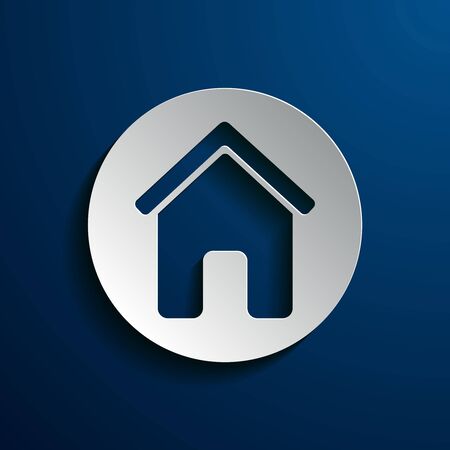 Vector illustration of the symbolic image of the houseのイラスト素材