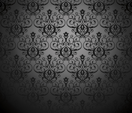 Vector illustration of a seamless pattern. Samples created without gradient pattern.のイラスト素材