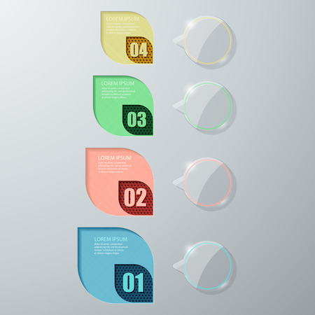 Vector illustration of abstract images infographicsのイラスト素材