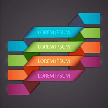Vector illustration of abstract images infographicsのイラスト素材