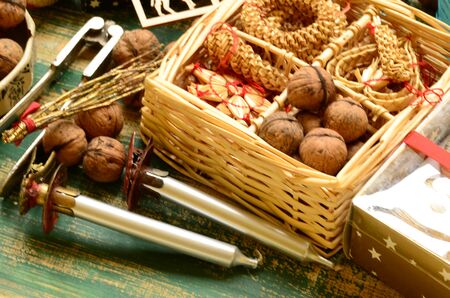 Vintage Merry Christmas collectionの写真素材