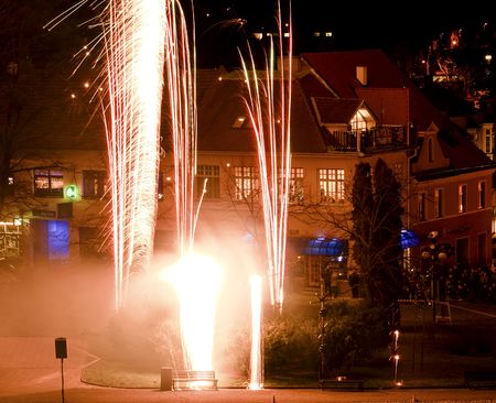 Image shows traditional firework before Christmas.のeditorial素材