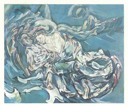 The Bride of the Wind (Die Windsbraut) (or The Tempest) is a 1913â1914 painting by Oskar Kokoschka.のeditorial素材