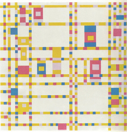 Piet Mondrian, Broadway Boogie Woogie, 1942-43.のeditorial素材