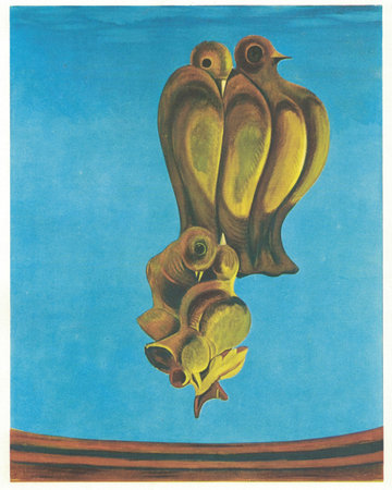 The Bird Monument, 1927. Painting by Max Ernst.のeditorial素材