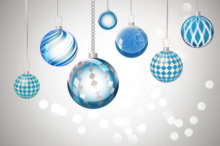 Vector red xmas background abstract. Christmas ball snow ornamenのイラスト素材