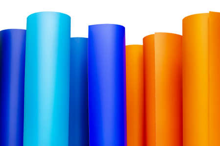 adhesive colored films. Plotter isolate. Material for advertisers.の写真素材