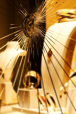 broken window, vandalism and assault on the shopの写真素材