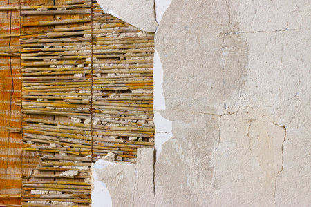 destroyed wall decoration