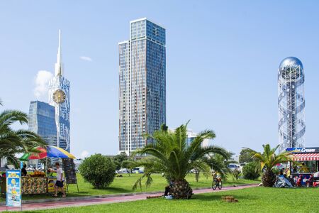 Capital of Adjara, Batumi, Georgia. Photo taken on 01.09.2018.のeditorial素材