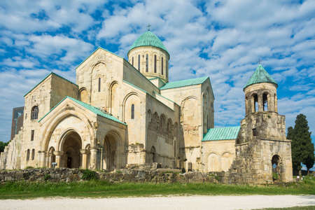 The Cathedral of the Dormition, or the Kutaisi Cathedral, is an 11th-century cathedral in the city of Kutaisi. Ptoto Taken on 30.06.2021, Kutaisi, Georgia.のeditorial素材