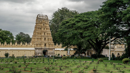 In the center of Mysore city is the magnificent Mysore Palace, which served as the seat of the...