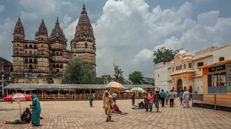 Orchha the lost city of Indiaのeditorial素材