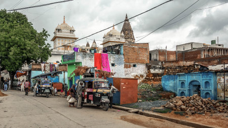 Orchha the lost city of Indiaのeditorial素材