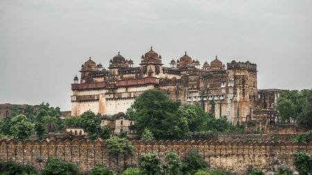 Orchha the lost city of Indiaのeditorial素材