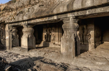 Ellora Cave Temples of Indiaの写真素材