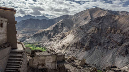 Lamayuru is one of the earliest monasteries of Ladakh, in the valley of the upper Indusのeditorial素材