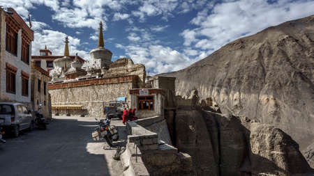 Lamayuru is one of the earliest monasteries of Ladakh, in the valley of the upper Indusのeditorial素材