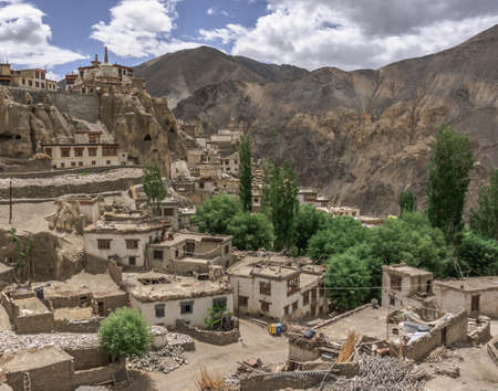 Lamayuru is one of the earliest monasteries of Ladakh, in the valley of the upper Indusのeditorial素材