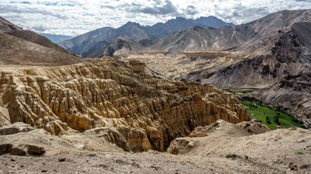 Lamayuru is one of the earliest monasteries of Ladakh, in the valley of the upper Indusのeditorial素材