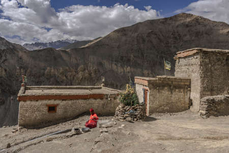 Lamayuru is one of the earliest monasteries of Ladakh, in the valley of the upper Indusのeditorial素材