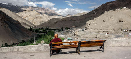 Lamayuru is one of the earliest monasteries of Ladakh, in the valley of the upper Indusのeditorial素材