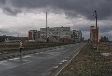 settlement Slobozhanskoe urban type in the Zmievsky district of the Kharkiv region of Ukraine