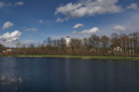 Cathedral of the Transfiguration of the Lord Cathedral in the city of Zaslavl, Belarus.の写真素材