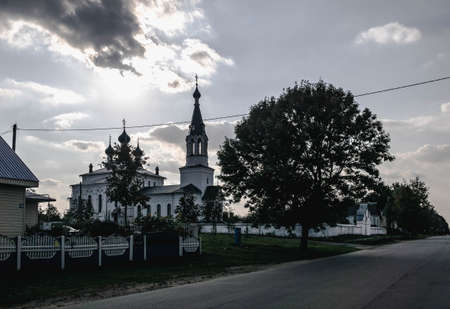 Temple of the Holy Prophet Elijah in Lyubcha. Belarusの写真素材