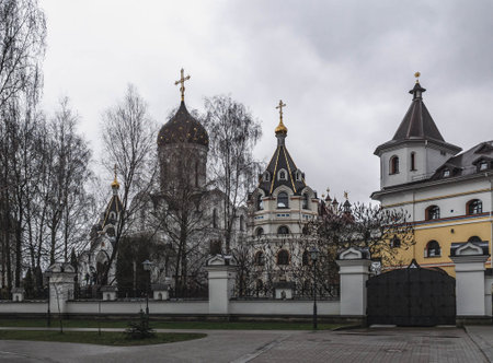 Church of the Intercession of the Holy Virgin in Yaroslavl, Russiaの写真素材