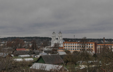 View of the old townの写真素材