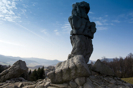 monument on the mountain