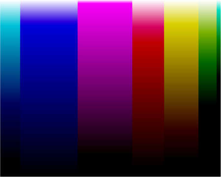 varicolored shapes objectsのイラスト素材