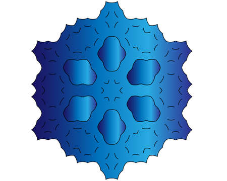 blue shapesのイラスト素材