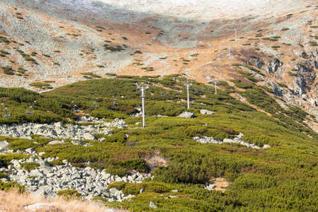 landscape on the mountainの写真素材