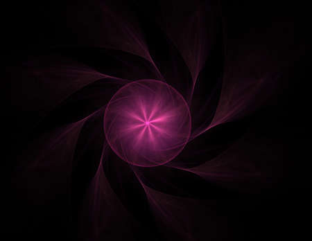 Elementary Particles series. Interplay of abstract fractal forms on the subject of nuclear physics science and graphic design.の写真素材