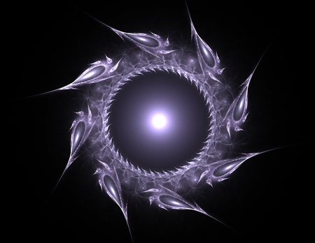 Illustartion of Gold glittering star dust circleの写真素材