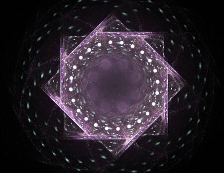 Abstract shape mesh spheres. Futuristic technology style. Elegant background for business presentations. Flying debrisの写真素材
