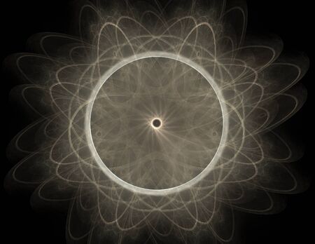 Abstract shape mesh spheresの写真素材