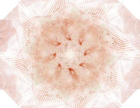 Abstract fractal patterns and shapes that look like oil painting of colorful flower. Fractal...