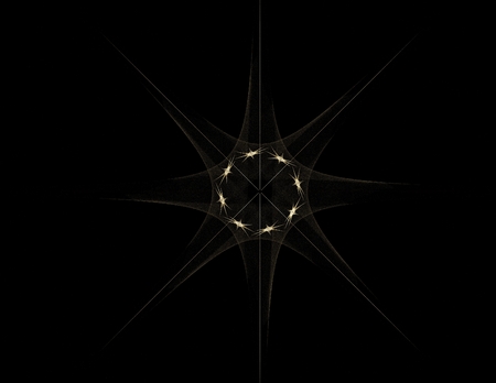 Background consists of fractal color textureの写真素材