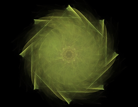 Elementary Particles series. Interplay of abstract fractal forms on the subject of nuclear physics science and graphic design.の写真素材