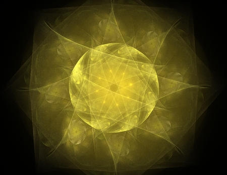 Background consists of fractal color textureの写真素材