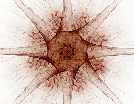 fractal radial pattern on the subject of science, technology and designの写真素材